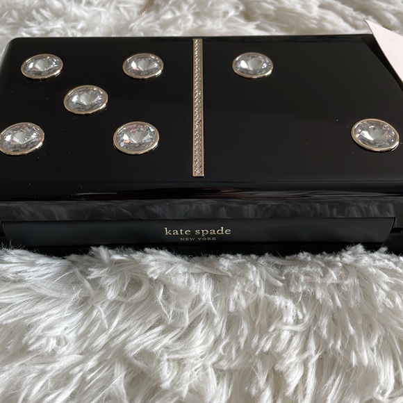 SOLD NWT Kate Spade Roll Domino Clutch - Picture 4 of 9